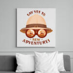 printfashion Kalandor - Vászonkép - Fehér (6640225)