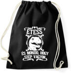 printfashion Etess és mondd, hogy szép vagyok! - Sportzsák, Tornazsák - Fekete (16409346)