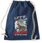 printfashion Karácsony - Télapó lovon - Sportzsák, Tornazsák - Sötétkék (5648694)