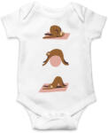 printfashion Lajhár jóga - Baba Body - Fehér (1331727)