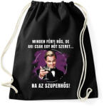 printfashion Minden férfi hős - Sportzsák, Tornazsák - Fekete (5183440)