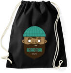 printfashion Favágó - Sportzsák, Tornazsák - Fekete (44194)