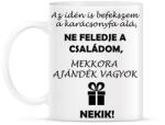 printfashion idénisbefekszem - Bögre - Fehér (15117827)