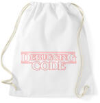 printfashion Debugging Code - Sportzsák, Tornazsák - Fehér (3918610)