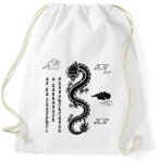 printfashion Az ég összedől - Sportzsák, Tornazsák - Fehér (7619669)