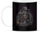 printfashion Szakállas motoros - Bögre - Fekete (14035695)