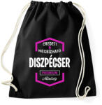 printfashion Diszpécser prémium minőség - Sportzsák, Tornazsák - Fekete (1465222)