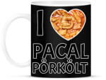printfashion I love Pacal pörkölt - Bögre - Fekete (10853327)