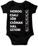 printfashion Csak hal nincs - Baba Body - Fekete (2455164)