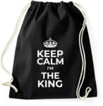 printfashion KIRÁLY VAGYOK - Sportzsák, Tornazsák - Fekete (10797204)