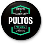 printfashion Pultos prémium minőség - Kitűző, hűtőmágnes - Fekete (3096994)