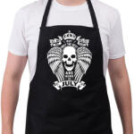 printfashion A legjobbak júliusban születtek - Kötény - Fekete (4926023)