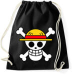 printfashion One piece logó - Sportzsák, Tornazsák - Fekete (13900171)