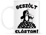 printfashion Kisvakond - Beszólt, elástam! - Bögre - Fehér (835192)
