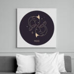 printfashion Pisces - Halak - Vászonkép - Fehér (6640618)