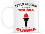 printfashion Nyugalom! Ez csak tesi óra, nem olimpia - Bögre - Fehér (6455395)