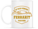 printfashion Ferrari sofőr - Bögre - Fehér (4797864)