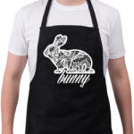 printfashion Csipke nyuszi - Kötény - Fekete (14492487)