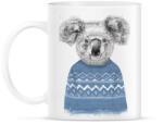 printfashion Winter koala - Bögre - Fehér (790217)