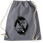 printfashion foxes and moon phase - Sportzsák, Tornazsák - Grafitszürke (5360320)