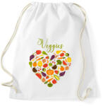 printfashion Zöldségek - Sportzsák, Tornazsák - Fehér (14498171)