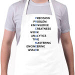 printfashion Programmer (black) - Kötény - Fehér (7242367)