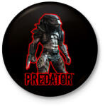 printfashion PREDATOR - Kitűző, hűtőmágnes - Fekete (13164026)