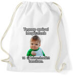 printfashion Apja fia horgászat - Sportzsák, Tornazsák - Fehér (4777566)