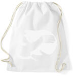 printfashion Cica ölelés - Sportzsák, Tornazsák - Fehér (4176806)