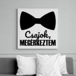 printfashion Csajok megérkeztem - Vászonkép - Fehér (6632551)
