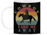 printfashion Take me away - Bögre - Fekete (7497706)