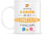 printfashion Csak töltsd ki a kávém - Horgolós - Bögre - Fehér (6981843)