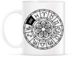 printfashion horoszkóp vízöntő fekete - Bögre - Fehér (12669951)
