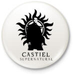 printfashion Castiel - Kitűző, hűtőmágnes - Fehér (3079416)