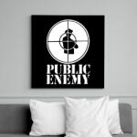 printfashion Public Enemy - Vászonkép - Fekete (6654797)