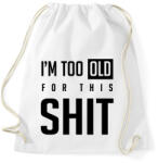 printfashion Shit 2 - Sportzsák, Tornazsák - Fehér (13393130)