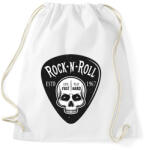 printfashion Rock 'n' Roll - Live fast, Play hard - Sportzsák, Tornazsák - Fehér (6377081)