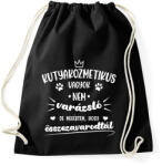 printfashion Kutyakozmetikus vagyok (fehér) - Sportzsák, Tornazsák - Fekete (7249208)
