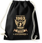 printfashion Egyedi Awesome szülinapos minta! - Sportzsák, Tornazsák - Fekete (2855559)