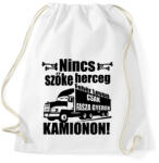 printfashion kamionos fekete - Sportzsák, Tornazsák - Fehér (938633)
