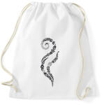 printfashion Maori hullám - Sportzsák, Tornazsák - Fehér (6005841)