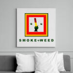printfashion SMOKE WEED - Vászonkép - Fehér (6626636)
