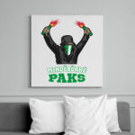 printfashion Egyedi szurkolói minta #5 - Vászonkép - Fehér (16596599)