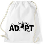 printfashion Adopt - Örökbefogadás - Sportzsák, Tornazsák - Fehér (13562812)
