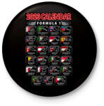 printfashion F1 2023 Forma 1 naptár - Kitűző, hűtőmágnes - Fekete (13283414)