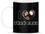 printfashion I love Túró rudi - Bögre - Fekete (11776154)