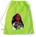 printfashion Háború hercegnője - Sportzsák, Tornazsák - Limezöld (52238)