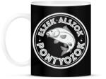 printfashion EszekAlszokPontyozokFeher-03 - Bögre - Fekete (5254079)