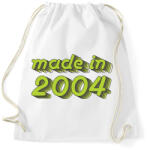 printfashion made-in-2004-green-grey - Sportzsák, Tornazsák - Fehér (489273)