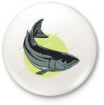 printfashion Lazac - Kitűző, hűtőmágnes - Fehér (6257801)